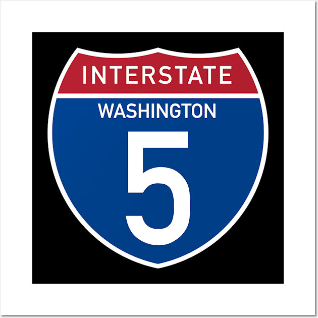 Interstate 5 - Washington Wall Art by Explore The Adventure